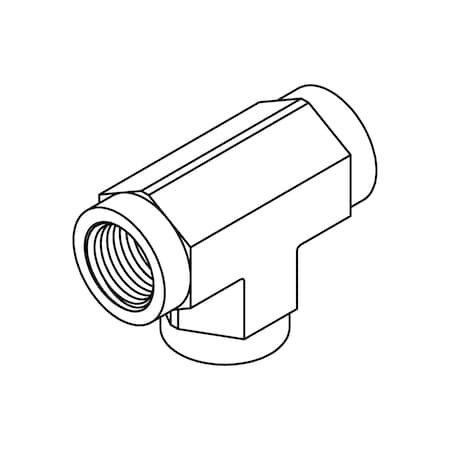 Hydraulic Fitting-Stainless16FP-16FP-16FP TEE-SS